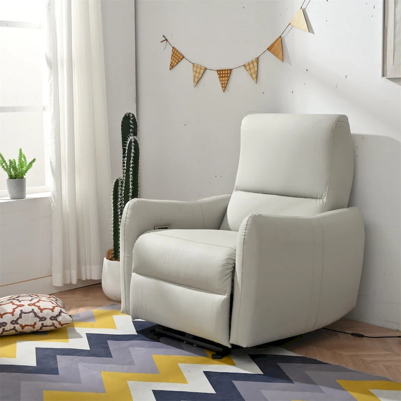 Fauteuil inclinable électrique avec port USB, fauteuil inclinable mural peu encombrant
