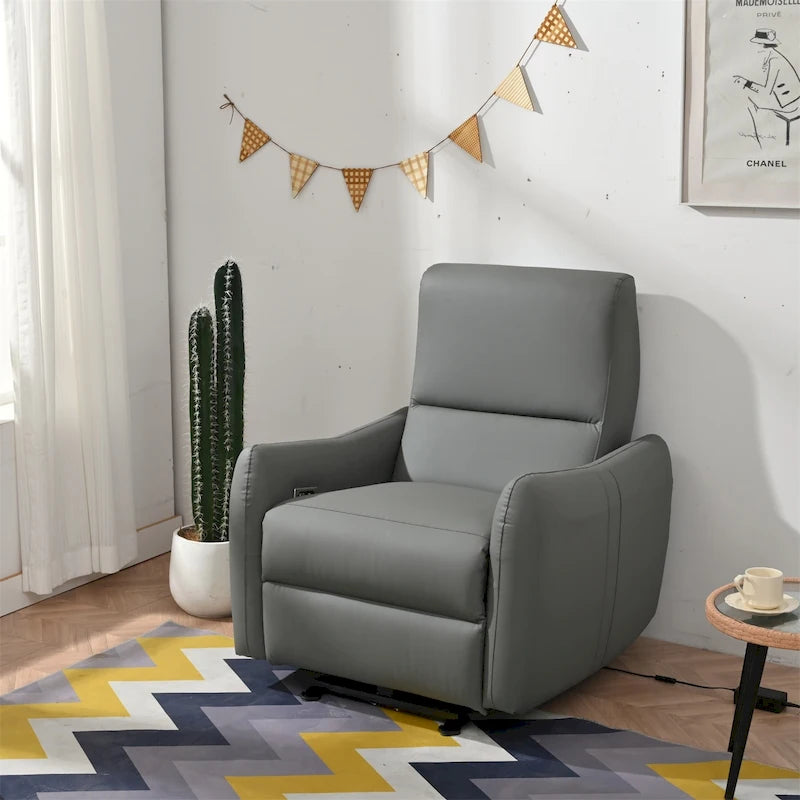Fauteuil inclinable électrique avec port USB, fauteuil inclinable mural peu encombrant