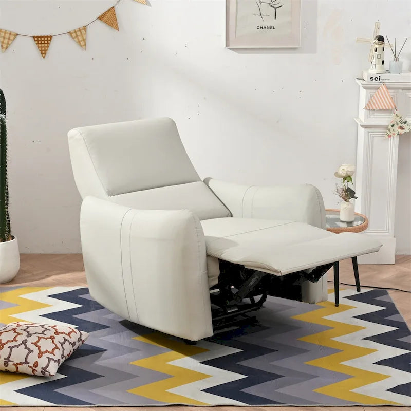Fauteuil inclinable électrique avec port USB, fauteuil inclinable mural peu encombrant