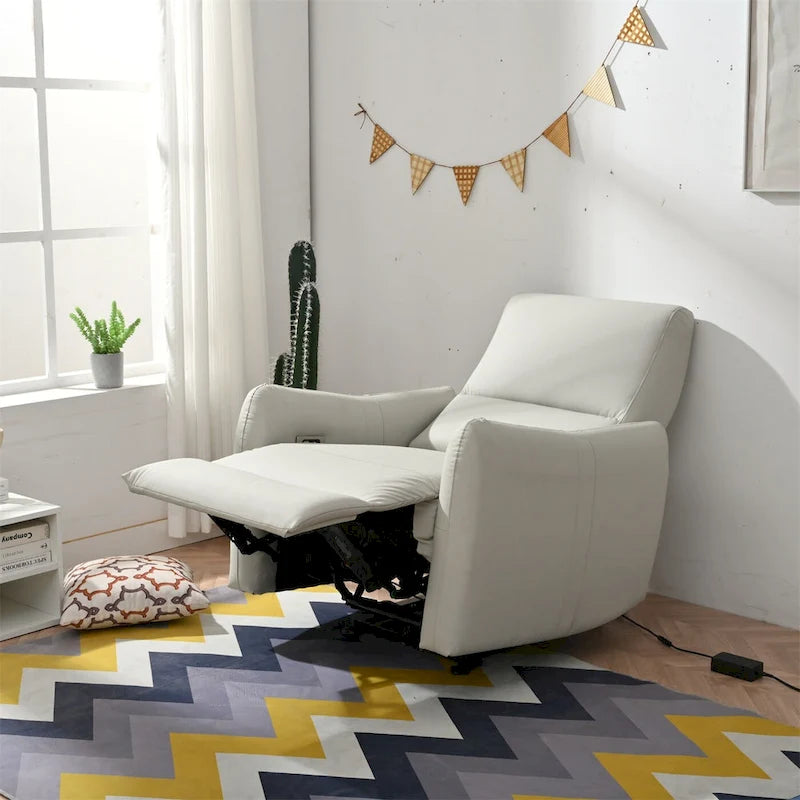 Fauteuil inclinable électrique avec port USB, fauteuil inclinable mural peu encombrant