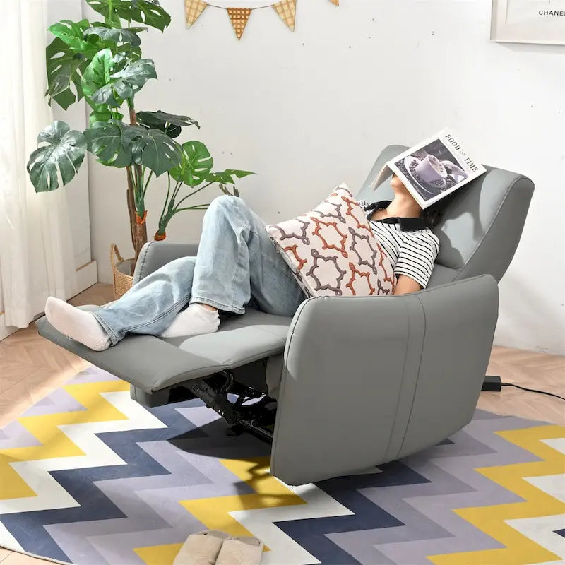 Fauteuil inclinable électrique avec port USB, fauteuil inclinable mural peu encombrant