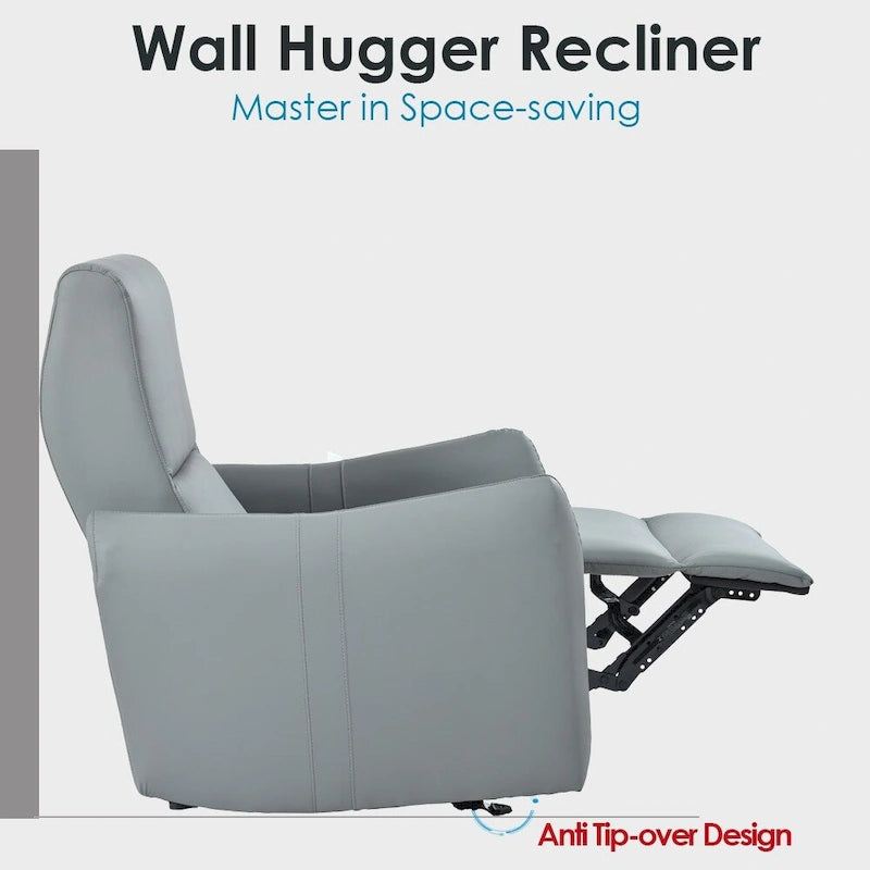 Fauteuil inclinable électrique avec port USB, fauteuil inclinable mural peu encombrant