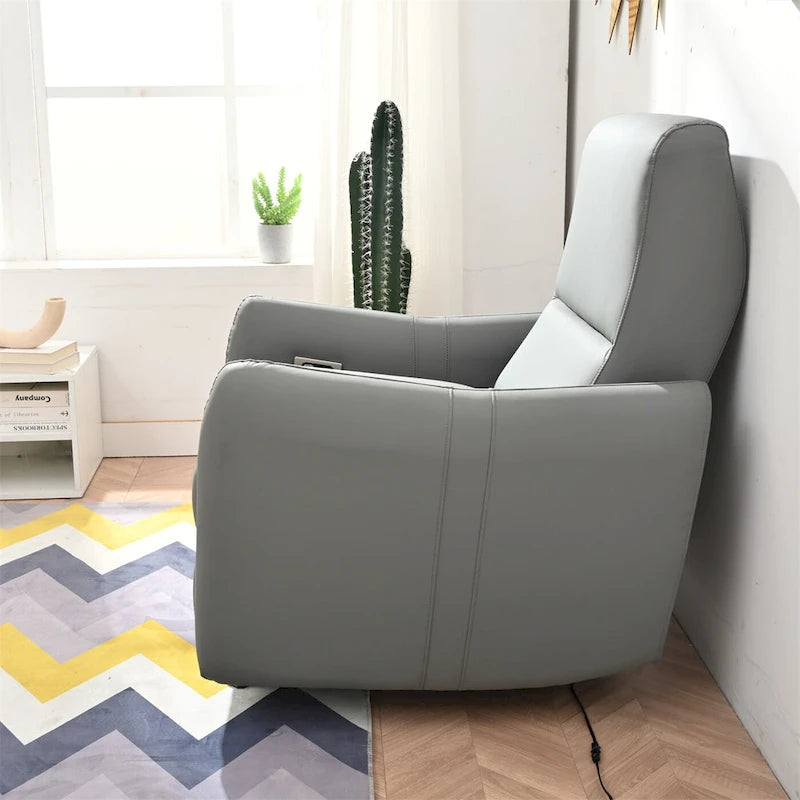 Fauteuil inclinable électrique avec port USB, fauteuil inclinable mural peu encombrant