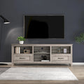 Meuble TV de 70 po avec tiroirs et rangement pour téléviseurs jusqu'à 60 po