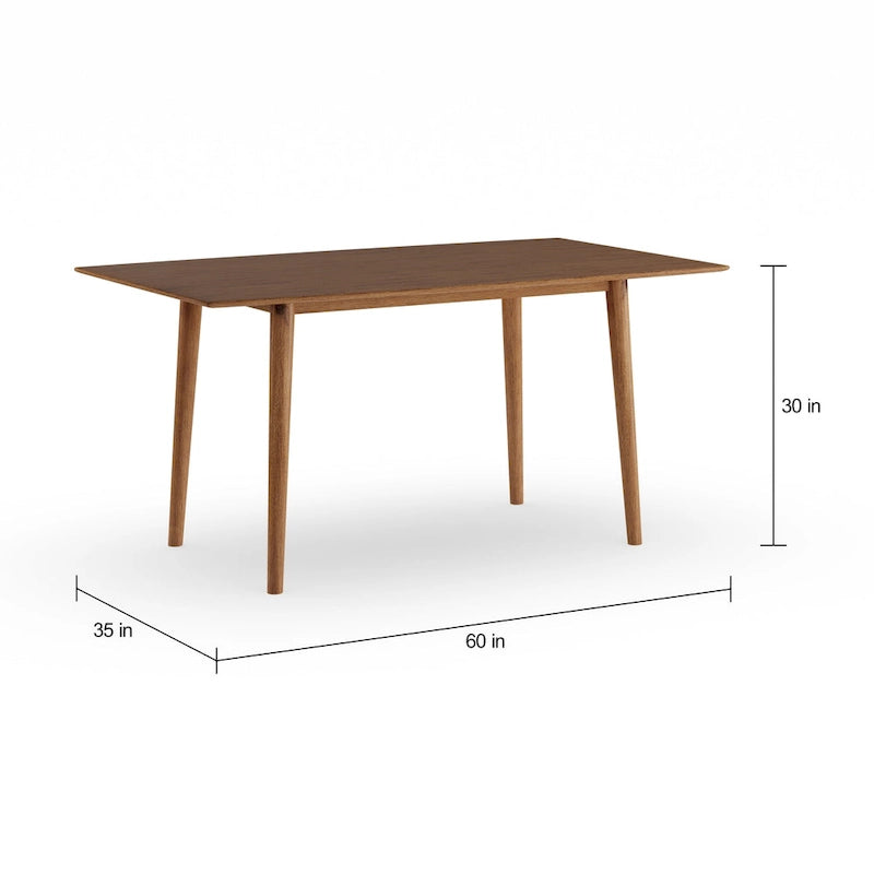 Table à manger mid-century de 152 cm
