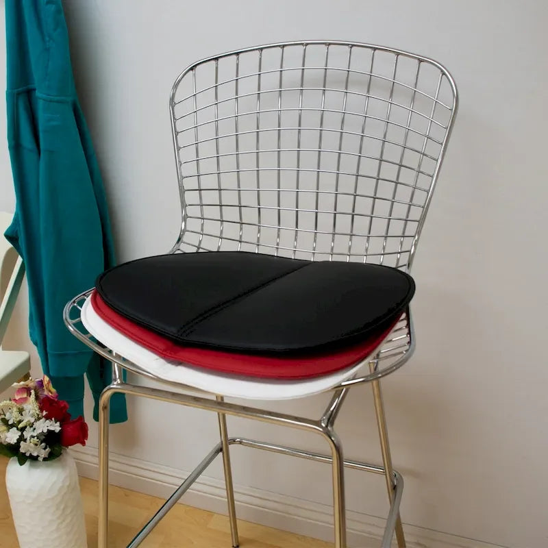 Tabouret de comptoir en fil de chrome du milieu du siècle (Lot de 2) - N/A
