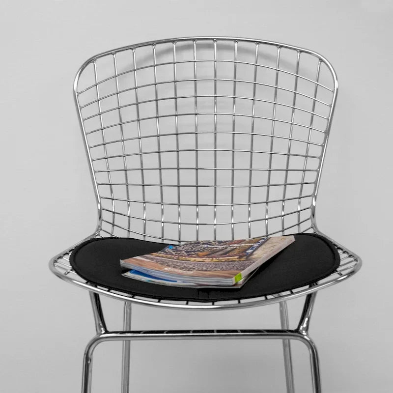 Tabouret de comptoir en fil de chrome du milieu du siècle (Lot de 2) - N/A