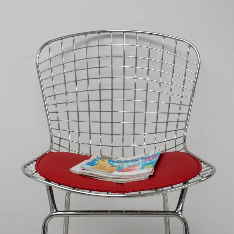 Tabouret de comptoir en fil de chrome du milieu du siècle (Lot de 2) - N/A