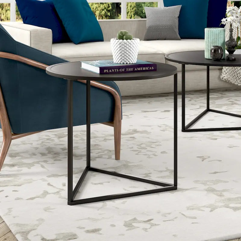 Table d'appoint ronde de 24 po de large - 24 po de large