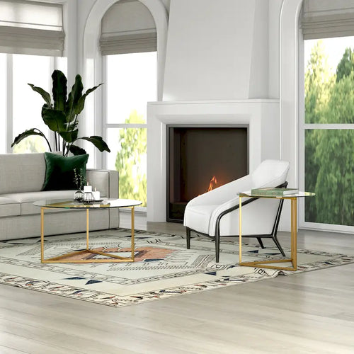 Table d'appoint ronde de 24 po de large - 24 po de large
