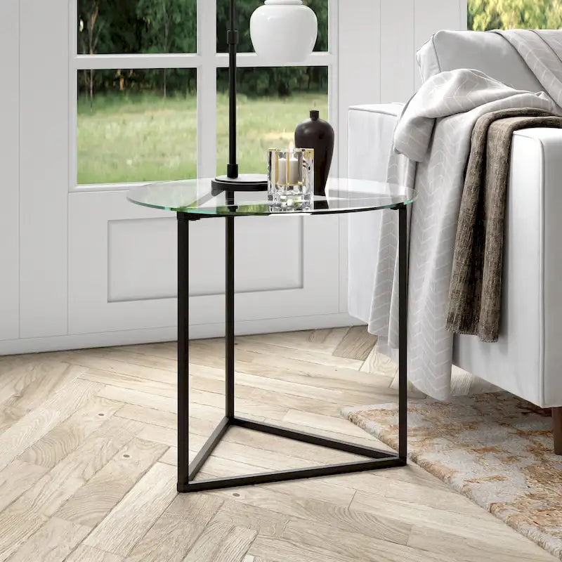 Table d'appoint ronde de 24 po de large - 24 po de large