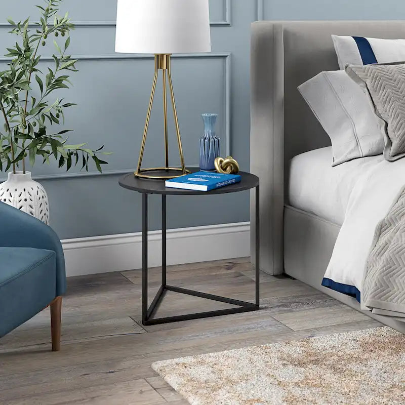 Table d'appoint ronde de 24 po de large - 24 po de large