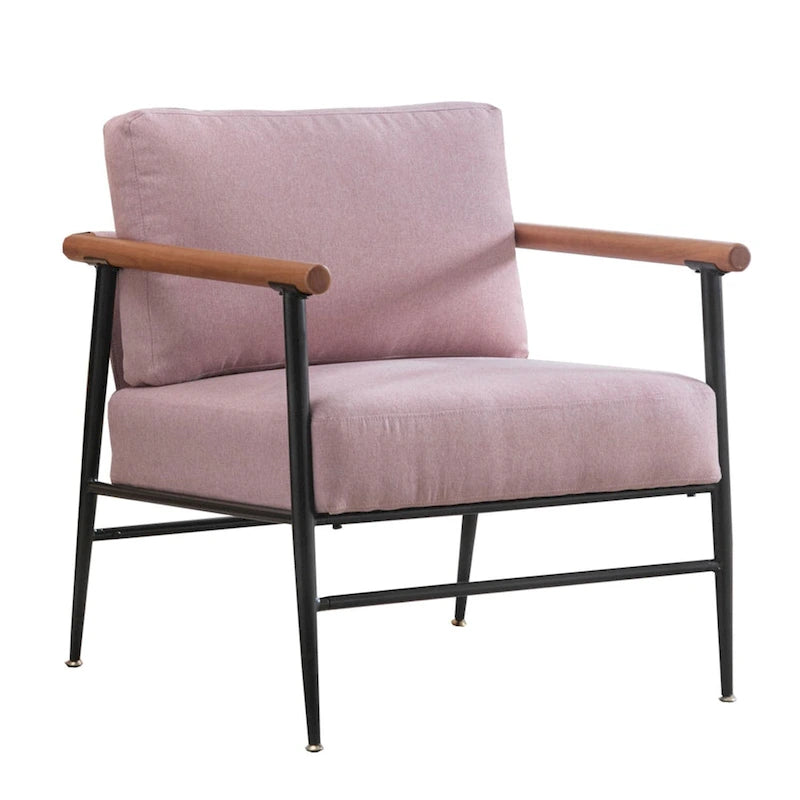 Fauteuil simple et confortable rembourré pour salon