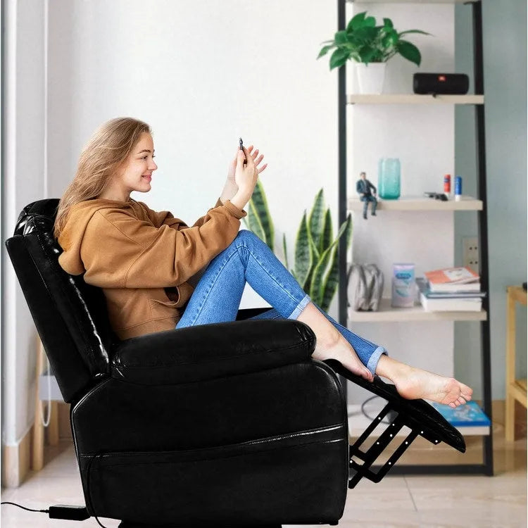 Fauteuil inclinable électrique avec fonction releveur, canapé, fauteuil releveur électrique télécommandé, fauteuils releveurs électriques confortables pour personnes âgées