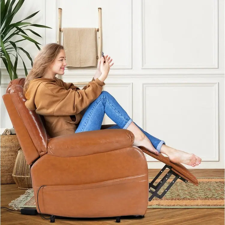 Fauteuil inclinable électrique avec fonction releveur, canapé, fauteuil releveur électrique télécommandé, fauteuils releveurs électriques confortables pour personnes âgées
