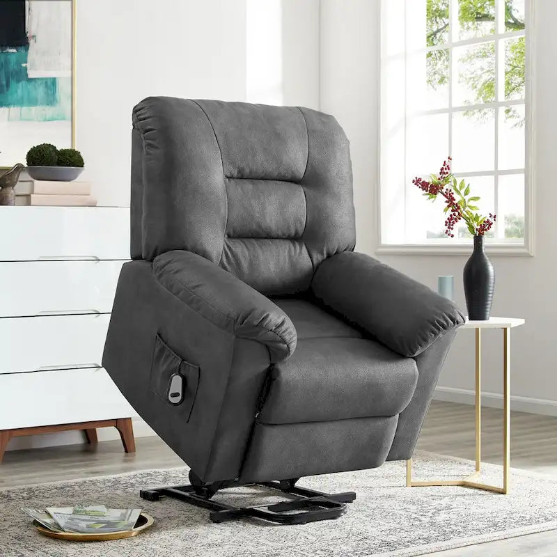 Fauteuil inclinable électrique avec fonction releveur, canapé, fauteuil releveur électrique télécommandé, fauteuils releveurs électriques confortables pour personnes âgées