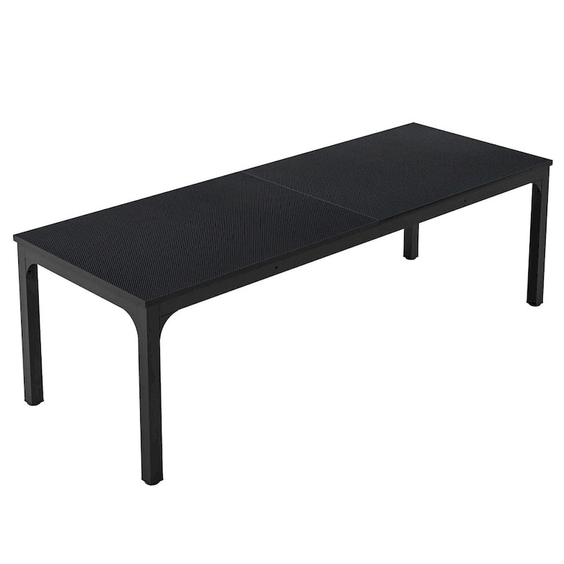 Bureau d'ordinateur extra long de 200 cm, bureau double, grand bureau d'écriture