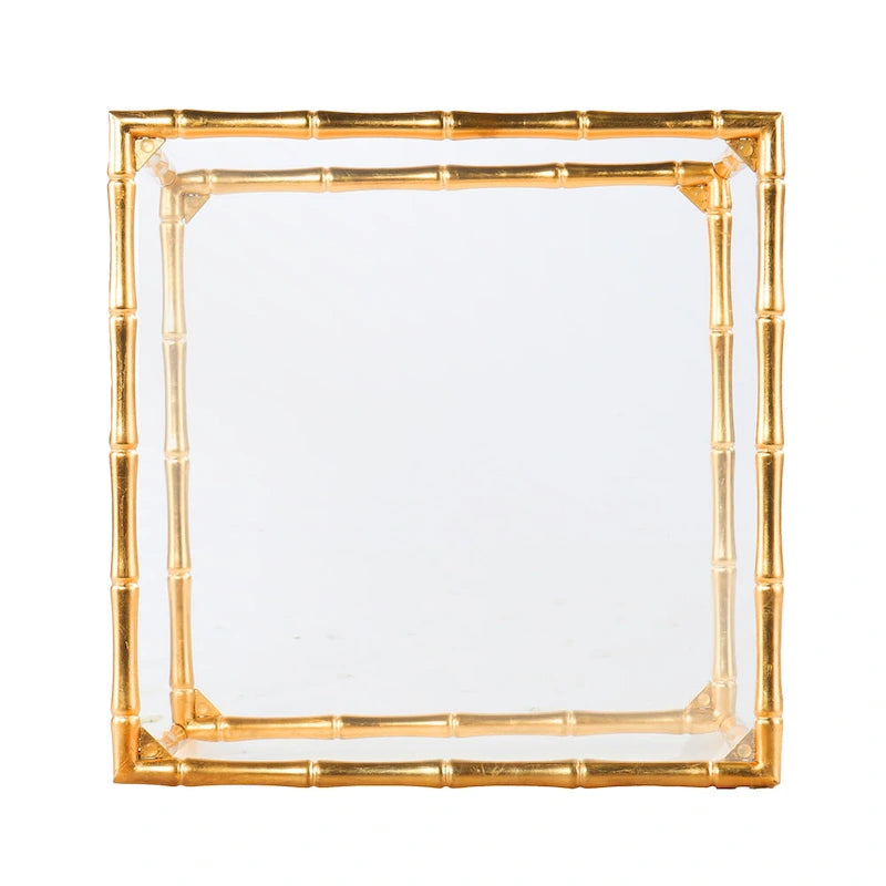 Table d'appoint avec plateau en verre