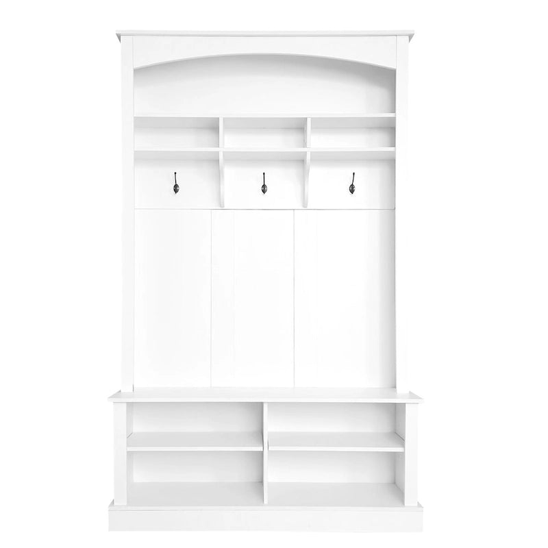 Meuble d'entrée avec banc et rangement à chaussures