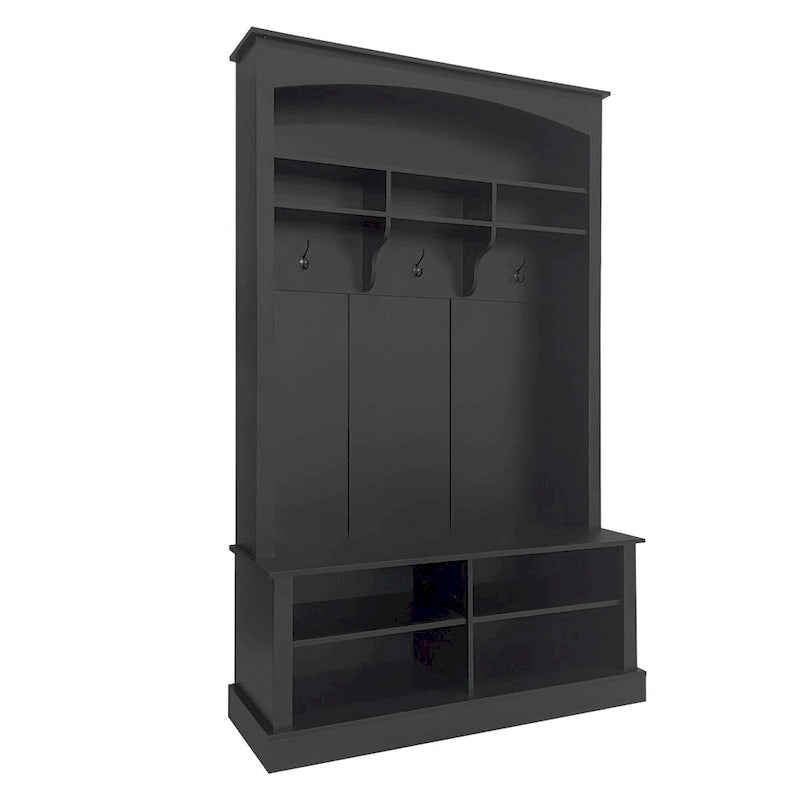 Meuble d'entrée avec banc et rangement à chaussures