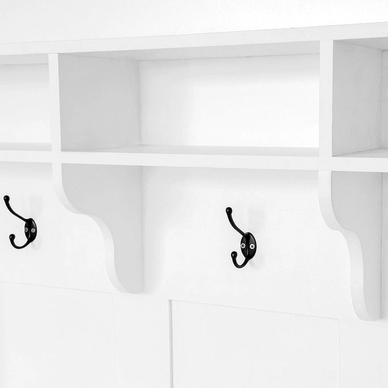 Meuble d'entrée avec banc et rangement à chaussures