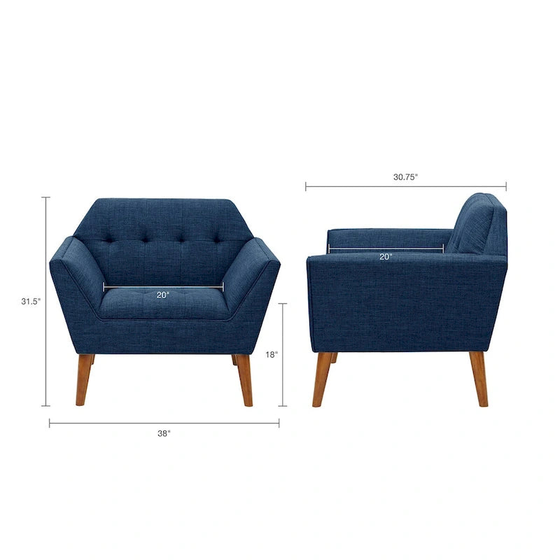 Chaise longueFauteuil d'appoint moderne, pour salon, chambre à coucher, studio, chaises de salon confortables pour la lecture