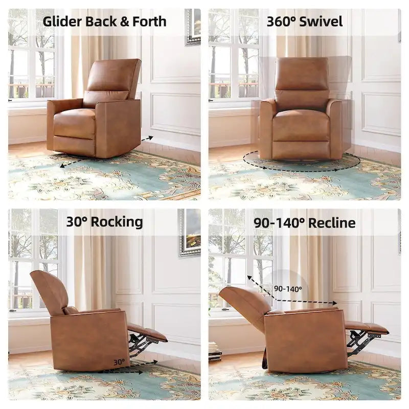 Fauteuil inclinable pivotant et coulissant