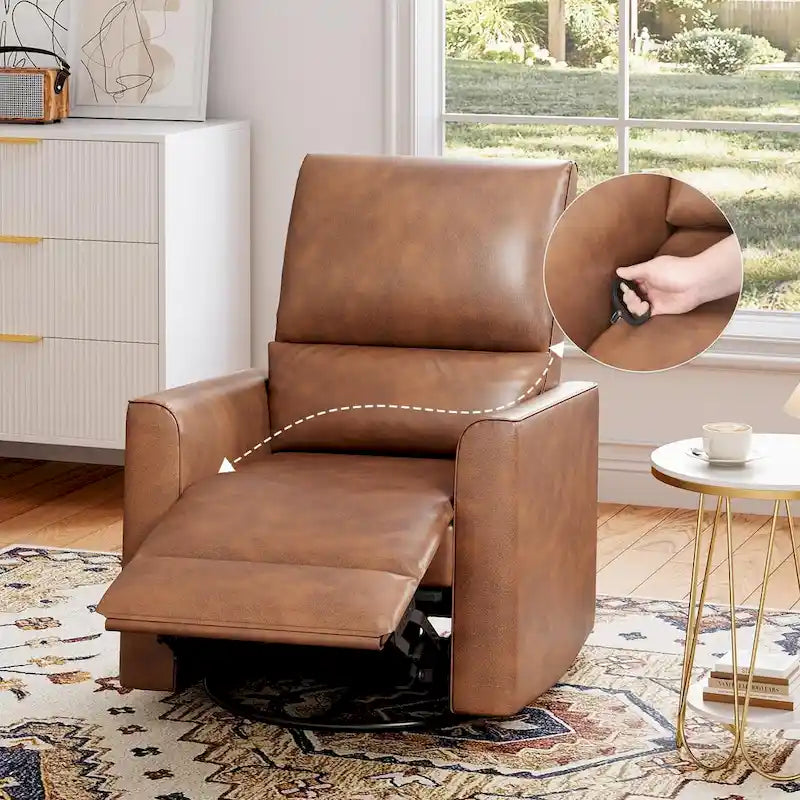 Fauteuil inclinable pivotant et coulissant