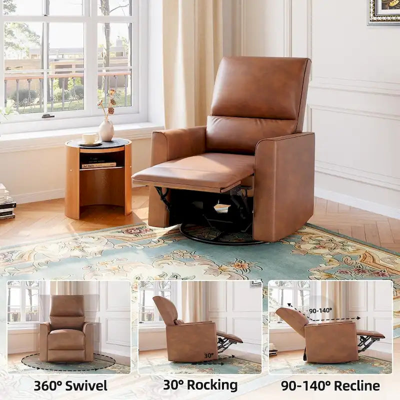 Fauteuil inclinable pivotant et coulissant